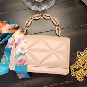 NON-BRAND Vegan Leather Cushioned Flap Minibag